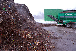 Restabfall zur Stabilisierung